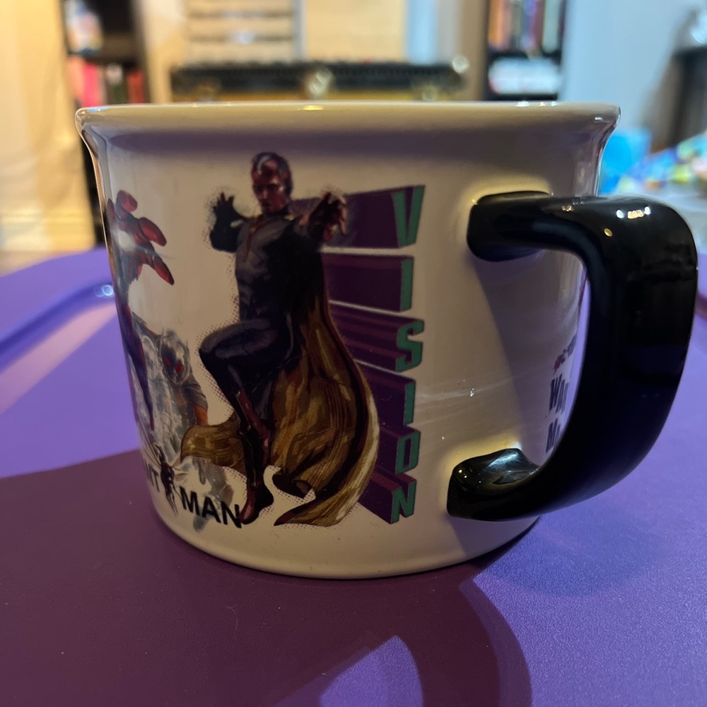 Like new but used Marvel Captain America Civil War Disney store exclusive mug